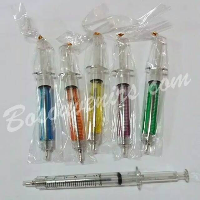 

ISI 50 SOUVENIR PERNIKAHAN PULPEN SUNTIK KEMASAN PLASTIK