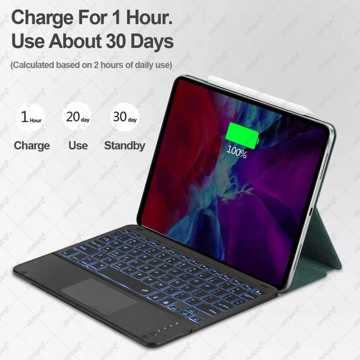 JTTOP" TOUCHPAD CASE KEYBOARD XIAOMI MI PAD 5 / MI PAD 5 PRO MAGNETIC COVER