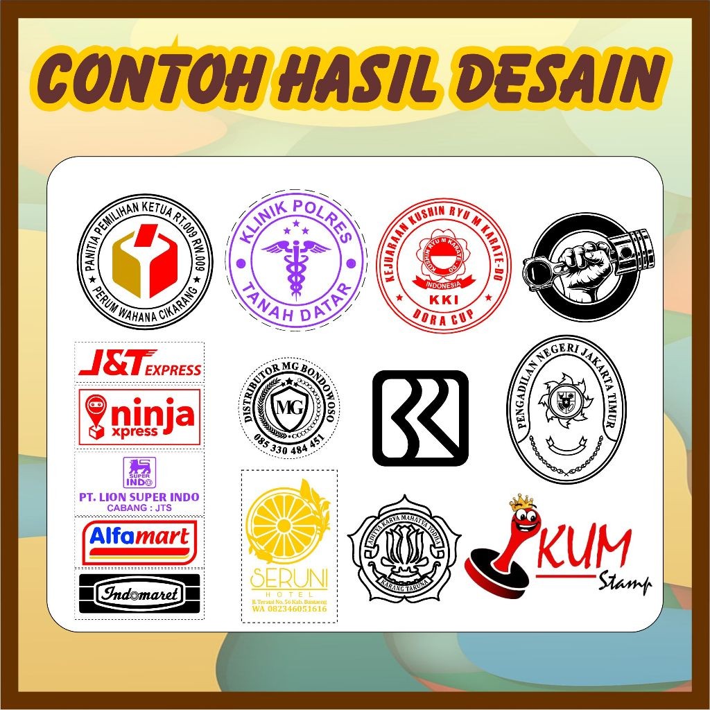

STEMPEL, STEMPEL OTOMATIS, STEMPEL CUSTOM DESAIN, STEMPEL LOGO PERUSAHAAN, STEMPEL DINAS