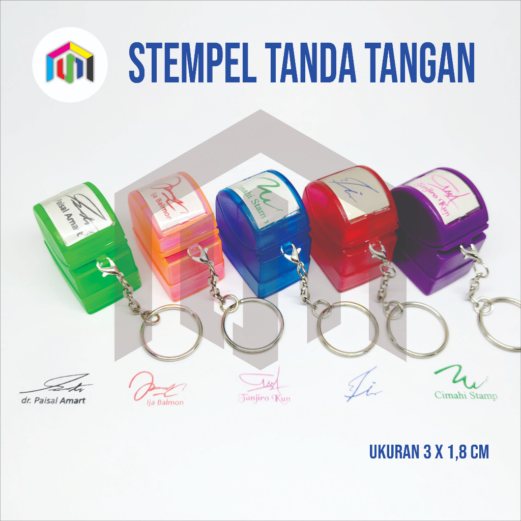 

Stempel Tanda Tangan 3 x 1,8 cm