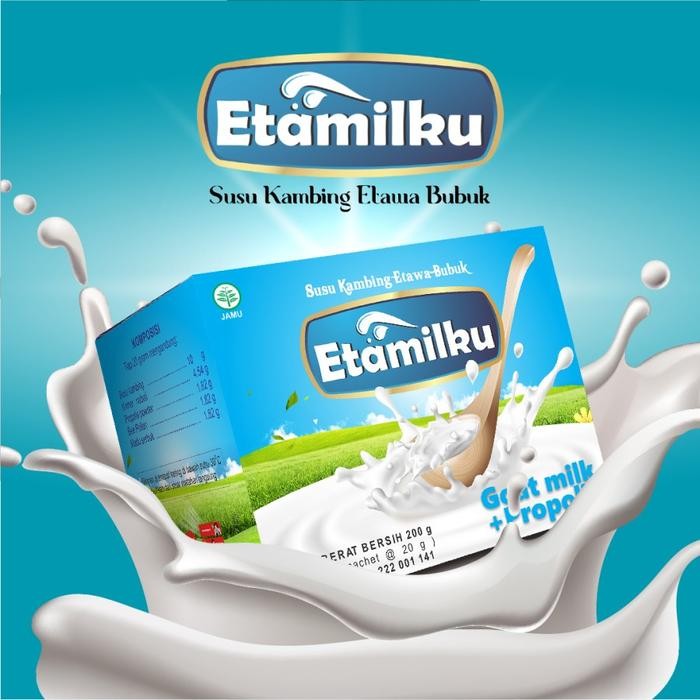 

BARANG TERLARIS ( Paket 4 ) Etamilku Original Susu Kambing Asli Murni Dairy Etawa Bubuk