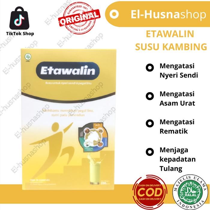 

BARANG TERLARIS Etawalin Susu Kambing Etawa Ampuh Meredakan Nyeri Sendi Pegal Linu Rematik Original
