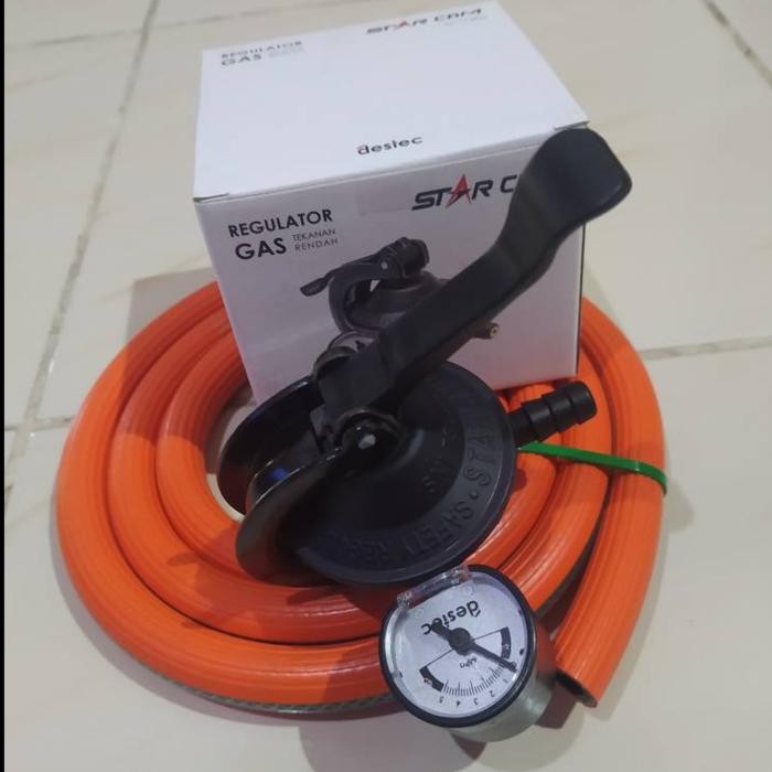 Regulator Modena Starcam Kompor Tanam Selang Gas LPG 700 PSI 3 lapis