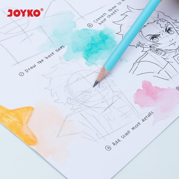 

Pensil Joyko P-8130 Pastel (1 Tabung isi 36 Pcs)