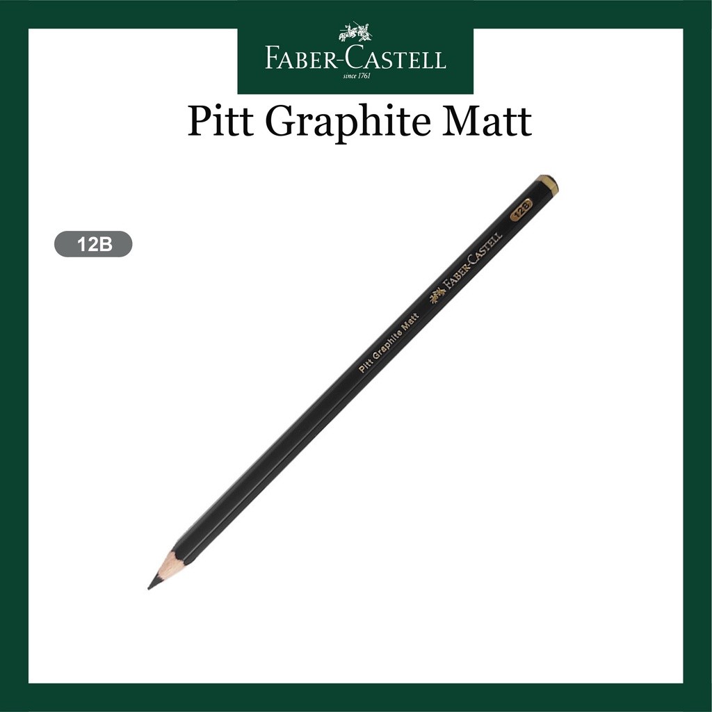 Pensil Faber Catell / Pitt Graphite Matt 2B-14B Pencil HB