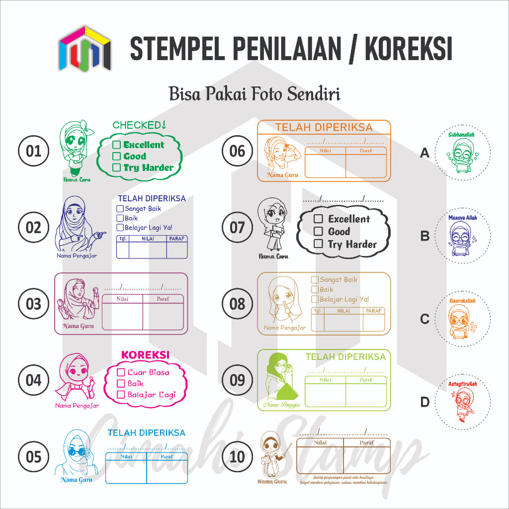 

Stempel Penilaian / Stempel Koreksi