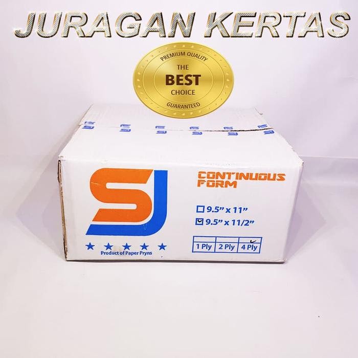 

Continuous Form 9,5 X 11/2 4Ply Sj Standar (Prs - Bagi 2)