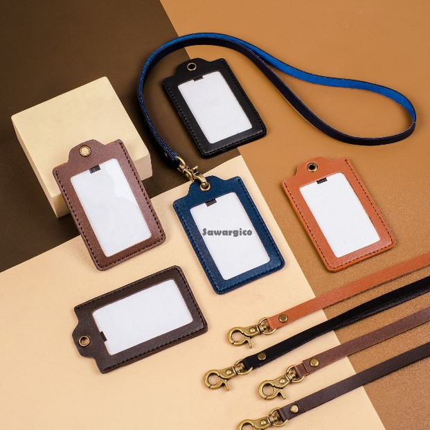 

ID Card Holder Kulit Name Tag Holder Kulit by Sawargico Anna