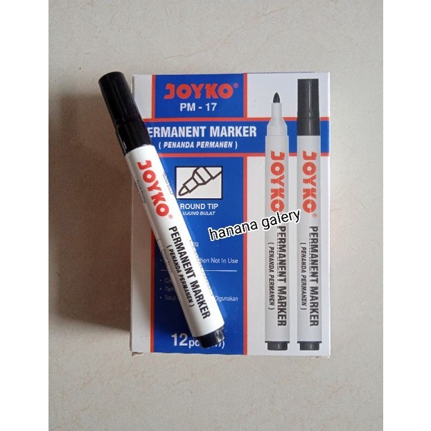 

Spidol Joyko permanent / Spidol Joyko White board (1 pack isi 12 pcs)