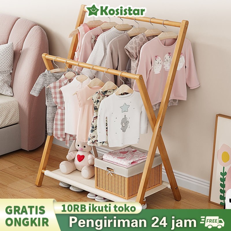Kosistar-Rak Baju/Rak Gantungan Baju/Rak Baju Gantungan/Rak Gantungan Sederhana /Rak Gantungan
