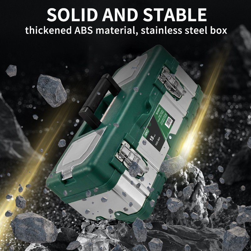 ISKU Kunci Tool Box 15-20'' Besi Baja Kotak Perkakas