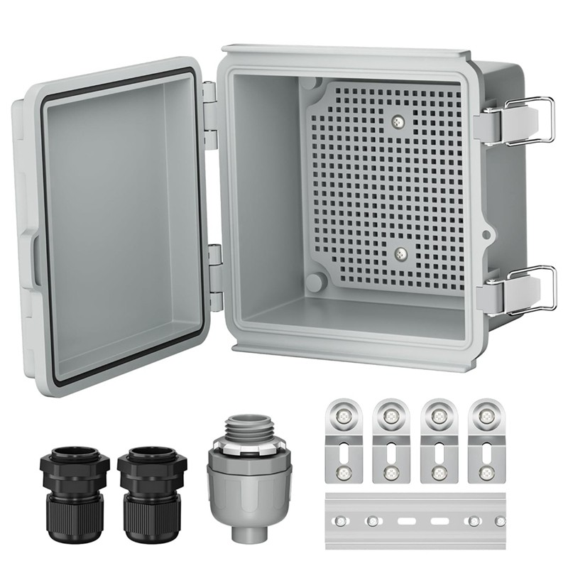 ABRU-Outdoor Electrical Box IP67 Outdoor Waterproof Distribution Box Outdoor Hinge Power Box Outdoor