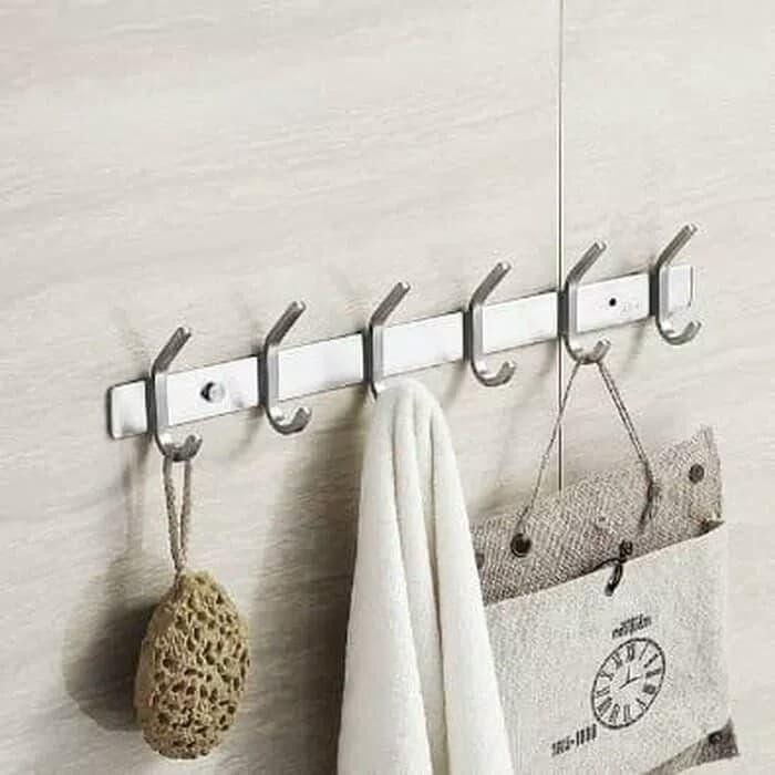 KAPSTOK BAJU STAINLESS KAPSTOK GANTUNGAN HANDUK KAMAR MANDI STAINLESS