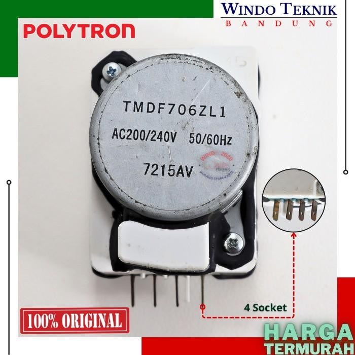 TIMER KULKAS POLYTRON ORIGINAL TMDF 706 ZL1 DEFROS KULKAS 2 PINTU TMDF706ZL1 DEFROST PENDINGIN 2