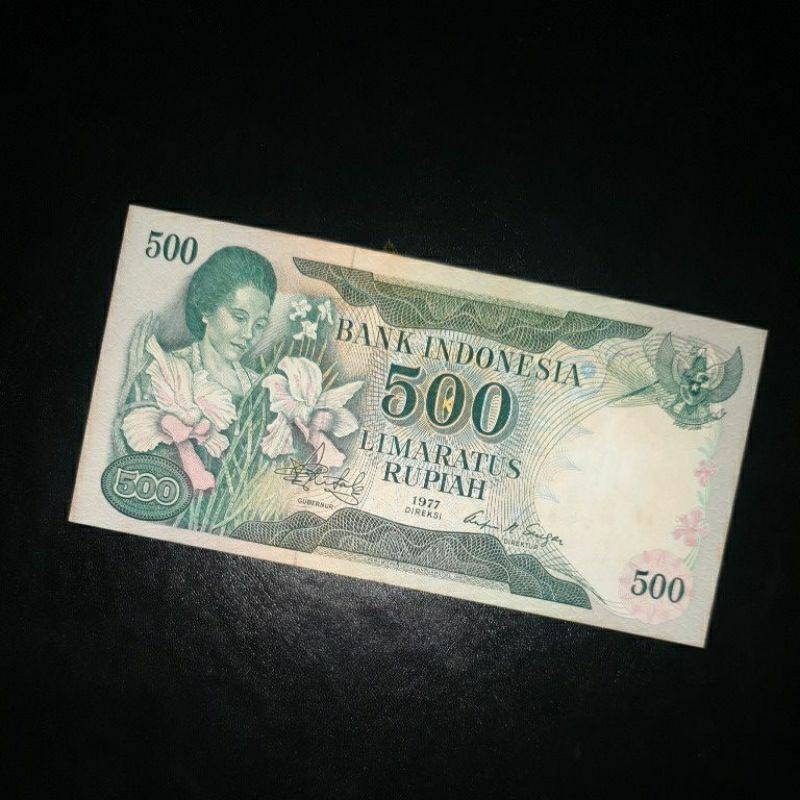 Uang Kuno 500 Rupiah Tahun 1977 (500 konde) Gress