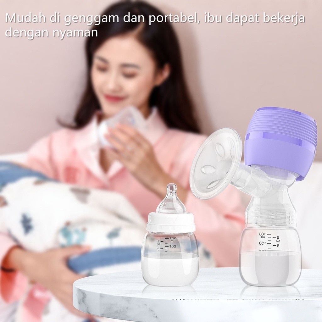 HARCOO ONLINE - POMPA ASI PUMPING ASI ELEKTRIK BREASTPUMP TANPA KABEL PORTABLE TANPA RASA SAKIT
