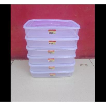 3 PCS KOTAK BROWNIES 2000 ml / KOTAK TEMPAT DONAT 2000 ml / ISI 3 PCS KOTAK PLASTIK SEALWARE