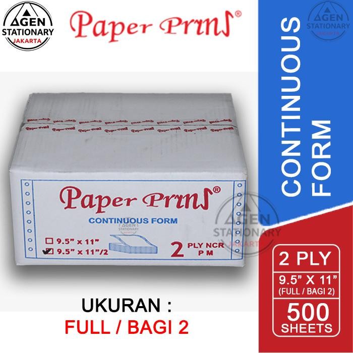 

KERTAS CONTINUOUS FORM PAPER PRINT 9.5 X 11 2 PLY FULL BAGI 2 FAKTUR SURAT JALAN HVS RANGKAP 2
