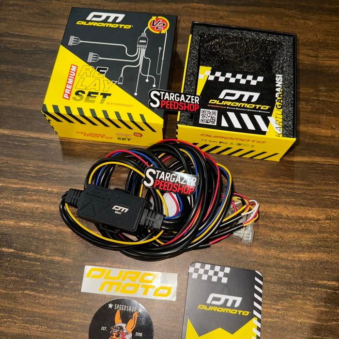 Relay Set DUROMOTO Lampu Tembak