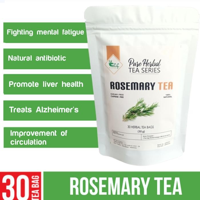 

ROSEMARY TEA : Rosemary Leaf Tea Isi 30 Tea Bag