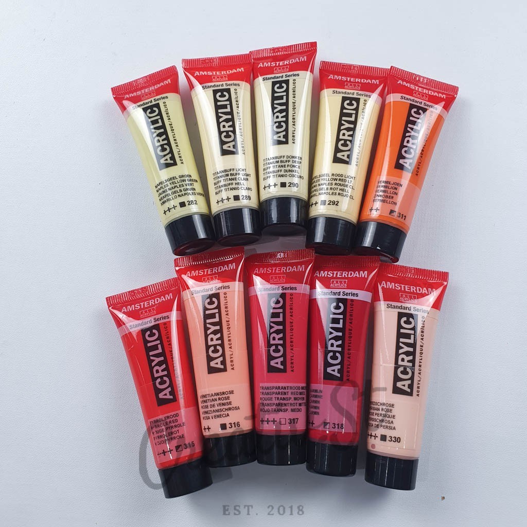 

Amsterdam Cat Acrylic Paint 20 Ml Cat Akrilik Lukis 20 Ml Part 2 Satuan