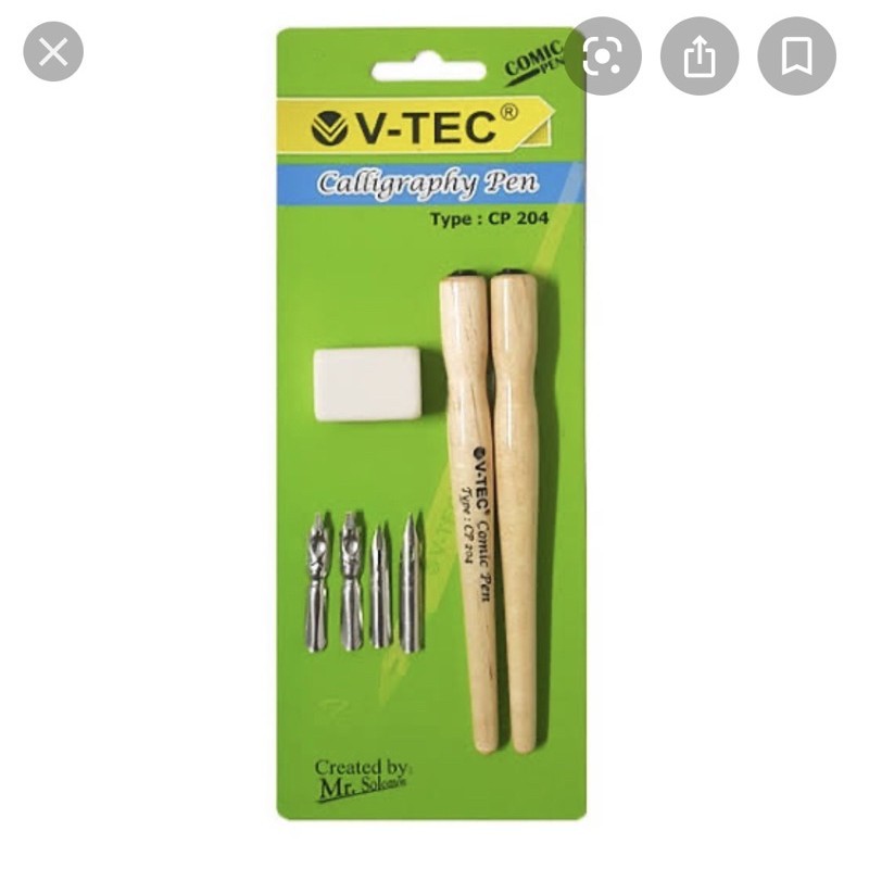 

VTEC Comic Pen CP 204 Comic Pen and Caligraphy Tools