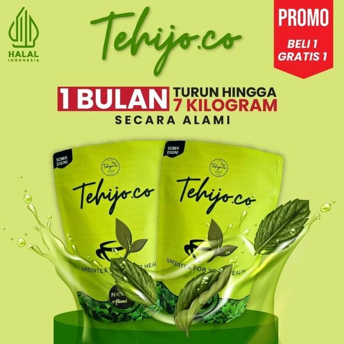 

Special Promo Tehijo.co Beli 1 Gratis 1 Teh Hijau Alami Organik