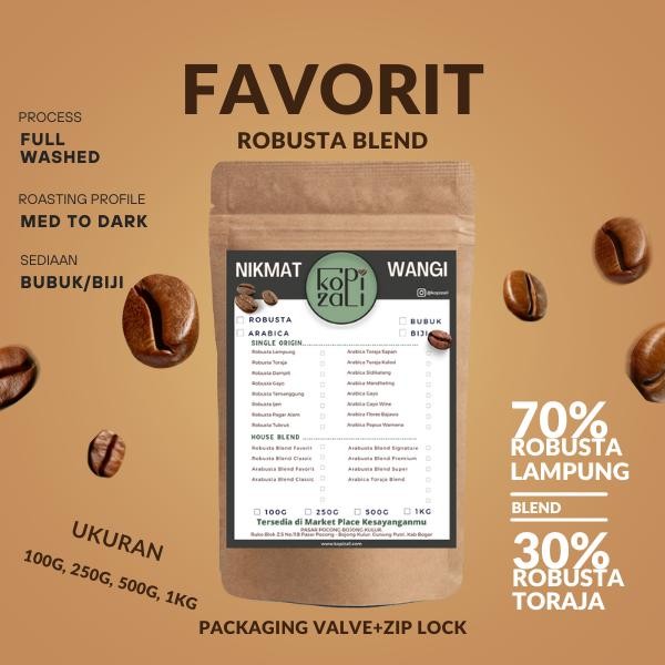 

Kopi Zali - Robusta Blend Favorit