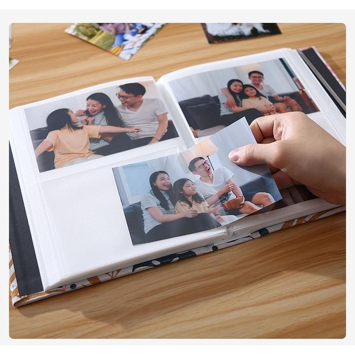 4R 200 Slot Buku Album Foto Polaroid ALBUM 100 FOTO BUKU ALBUM PHOTO ALBUM Plastik Plastik