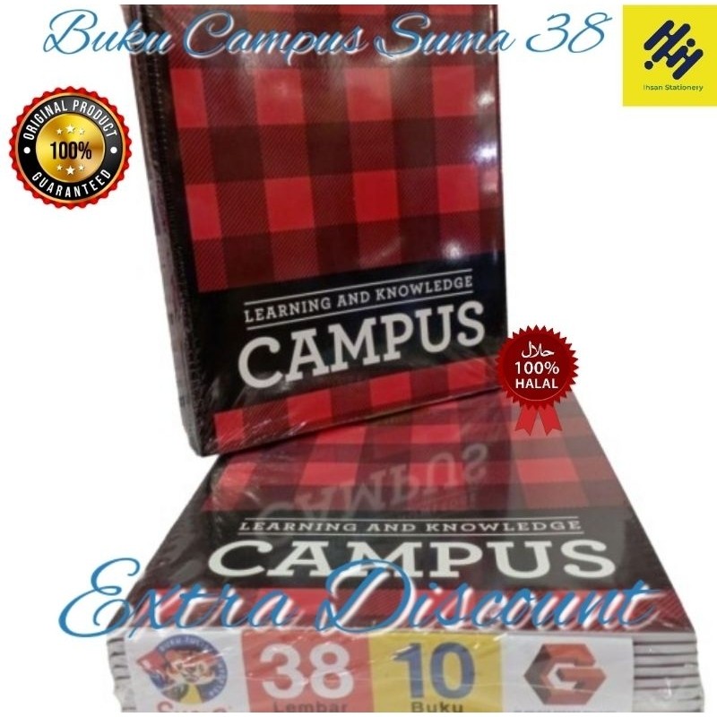 

Buku Tulis Campus/Boxy Suma 38 Lembar (1 Pack)