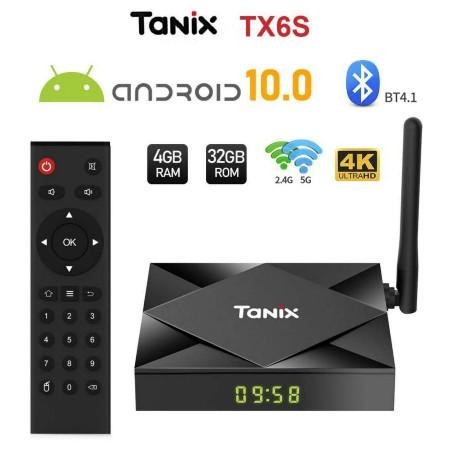 Android Tv Box TANIX TX6S 4GB/32GB Android 10 Dual Wifi