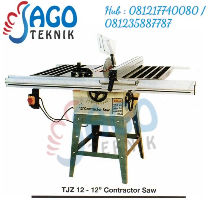 Terbaru Mesin Table Saw Tjz 12 / Contractor Saw Oscar Tjz-12