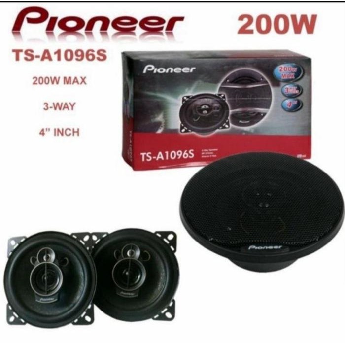 PREMIUM Speaker Mobil Coaxial Pioneer 4 Inch TS - A1096S - Dinasti Audio