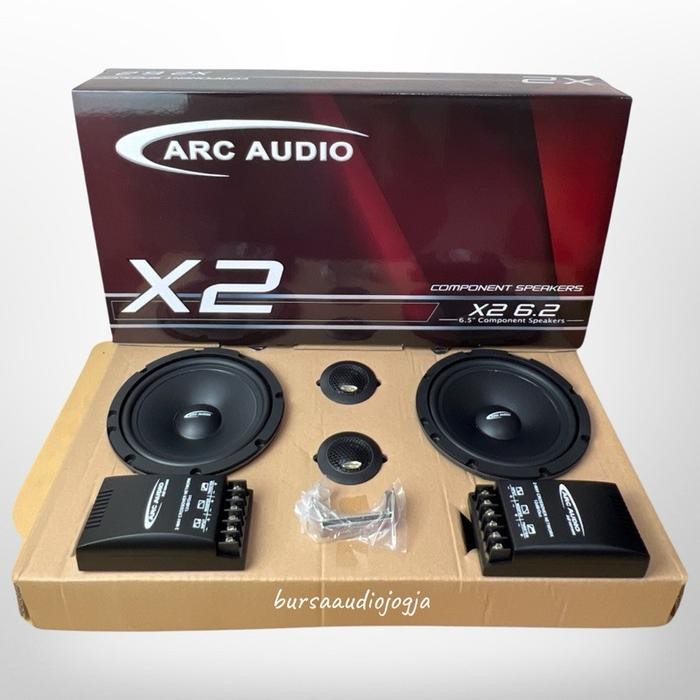 PREMIUM Speaker Split ARC Audio - X2 6.2 2 Way Component Speaker