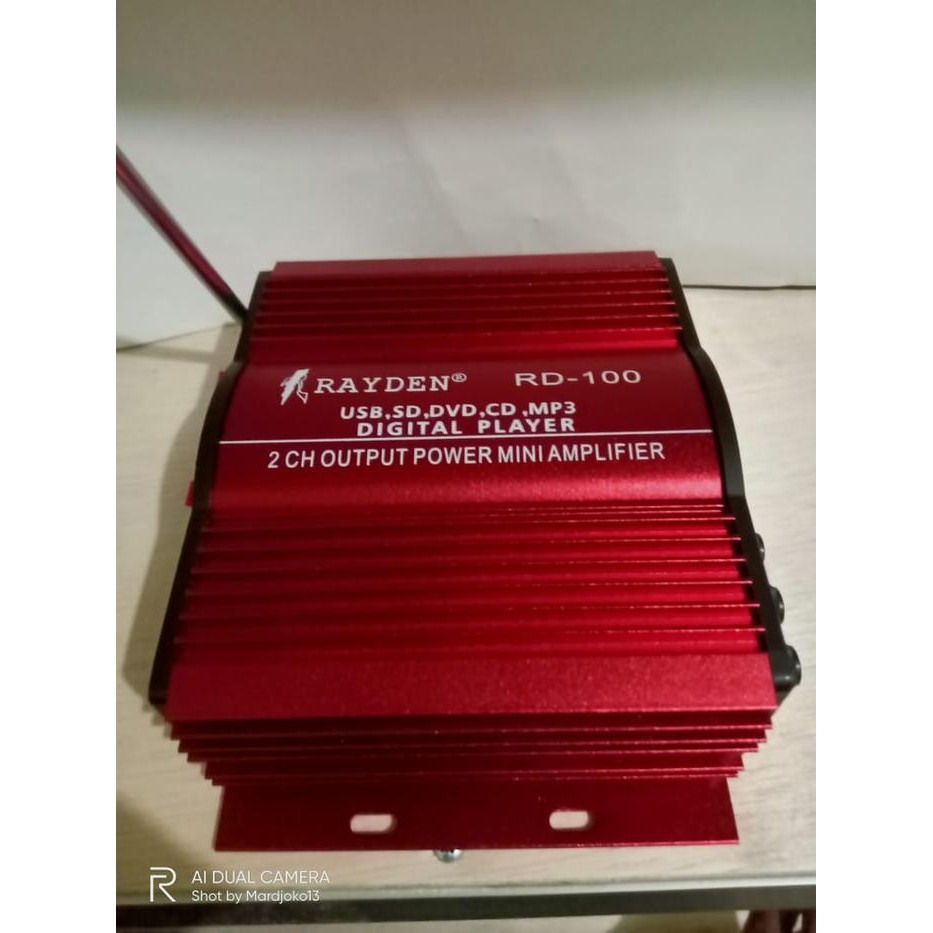 PREMIUM Digital Power Mini Amplifier Rayden RD-100 Car Audio Mobil 2 Chanel