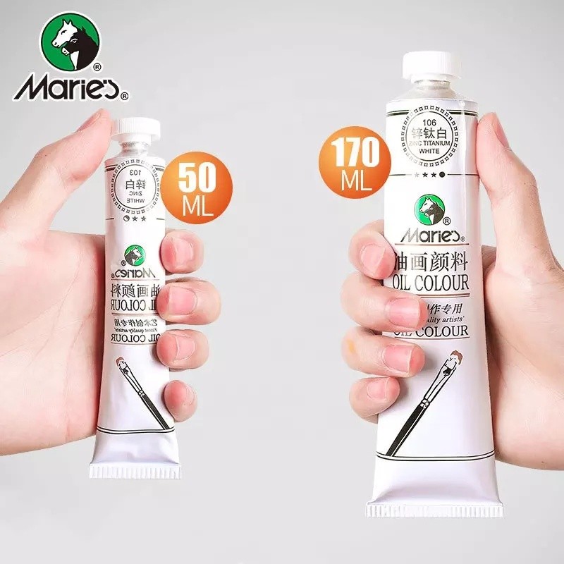 

Maries Oil Colors Paint 170ML / Maries Oil 170ML / Cat Minyak / Maries Oil / Cat Lukis