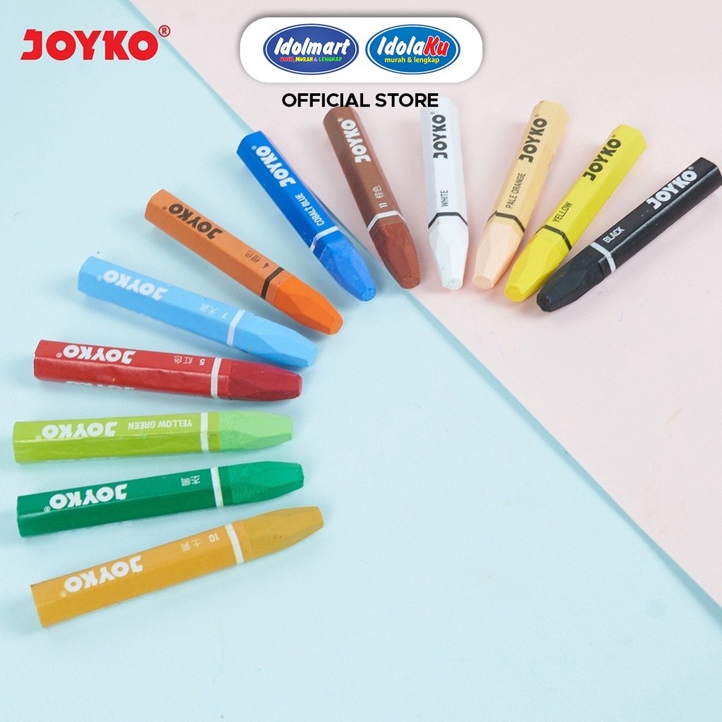 

IDOLMART Crayon Joyko 36 Warna Colors / Crayon