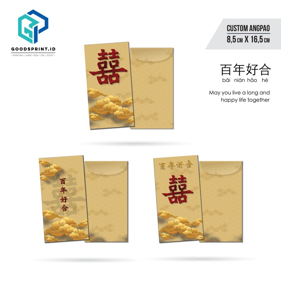 

Angpao Custom / Amplop Weding / Angpao Sangjit Wedding Chinese Custom