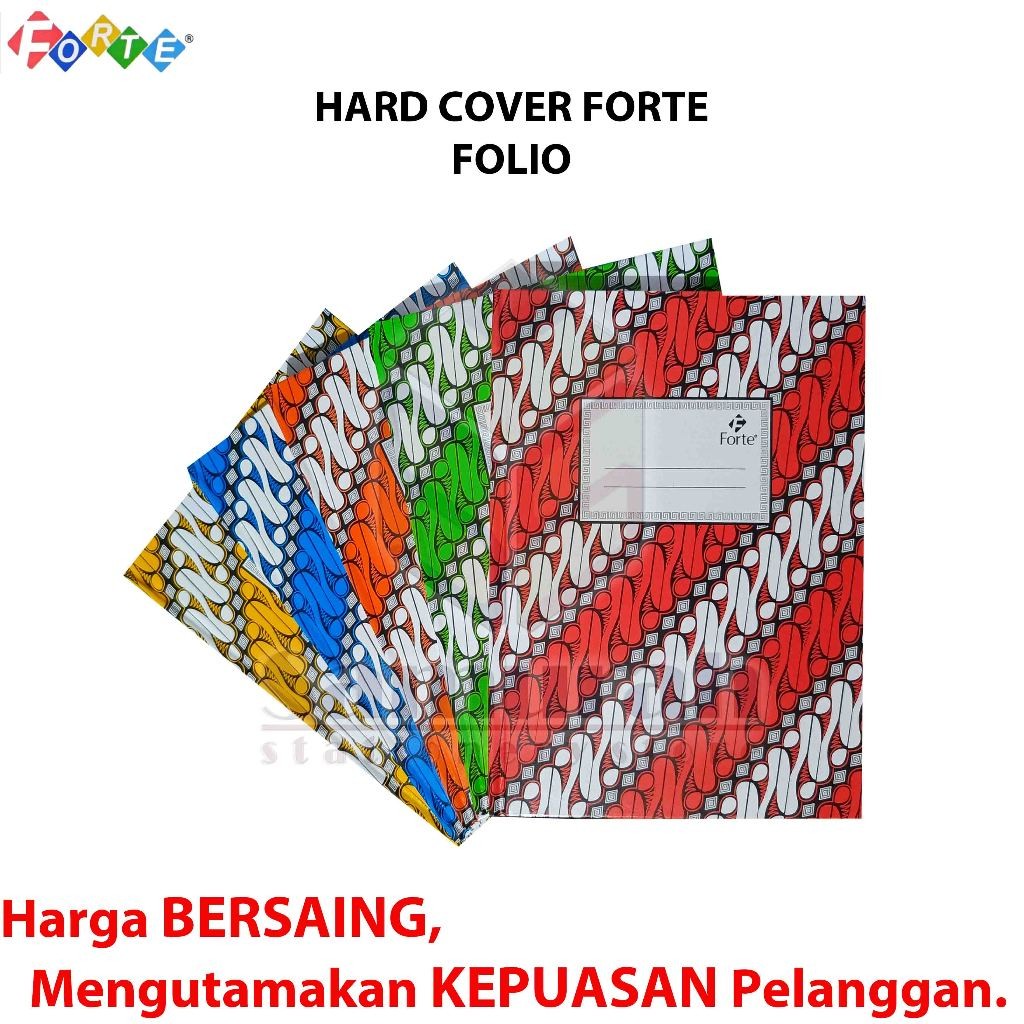 

Buku Hard Cover Forte Folio Isi 200 Lembar / Buku Besar Akutansi Laporan Kas Tebal / Note Book Garis