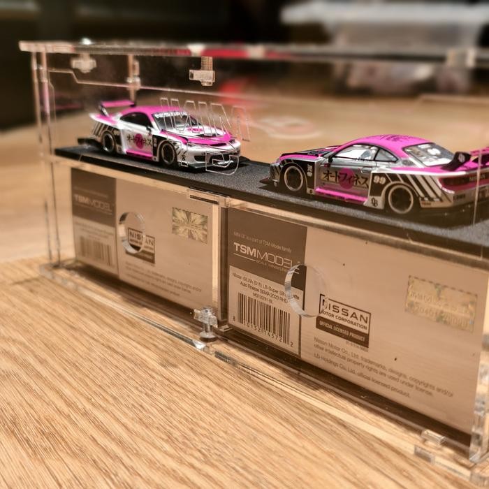 ni GT Akrilik diecast display box 1/64 - Double BOX