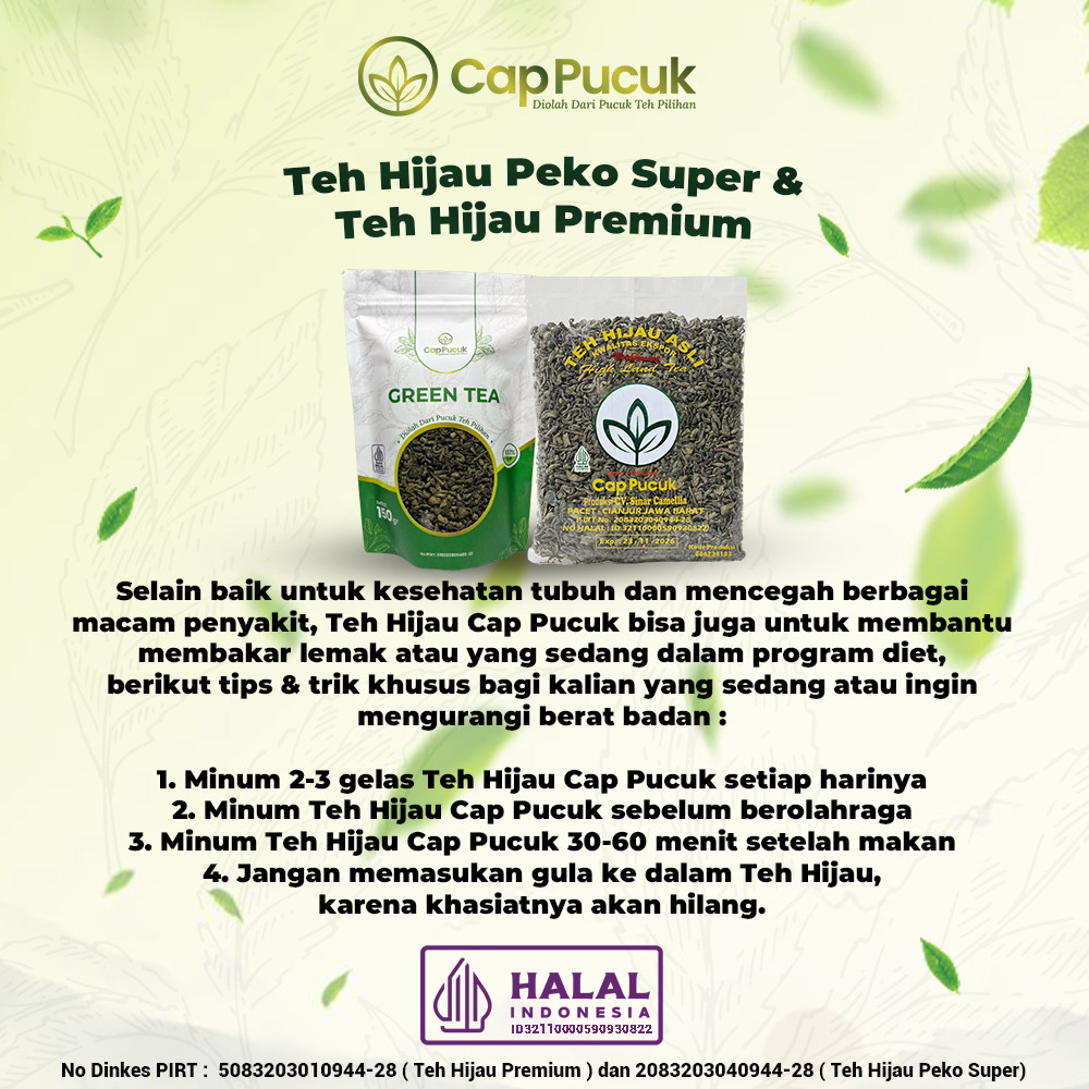 

WHYN!! TEH HIJAU (PEKO SPESIAL ) / GREEN TEA CAP PUCUK "PREMIUM