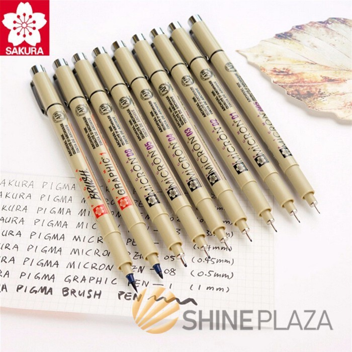 

Sakura Pigma Micron Drawing Pen - Pulpen Spidol Gambar Hitam 0.03 0.05 0.1 0.2 0.3 0.4 0.5 0.8 1.0