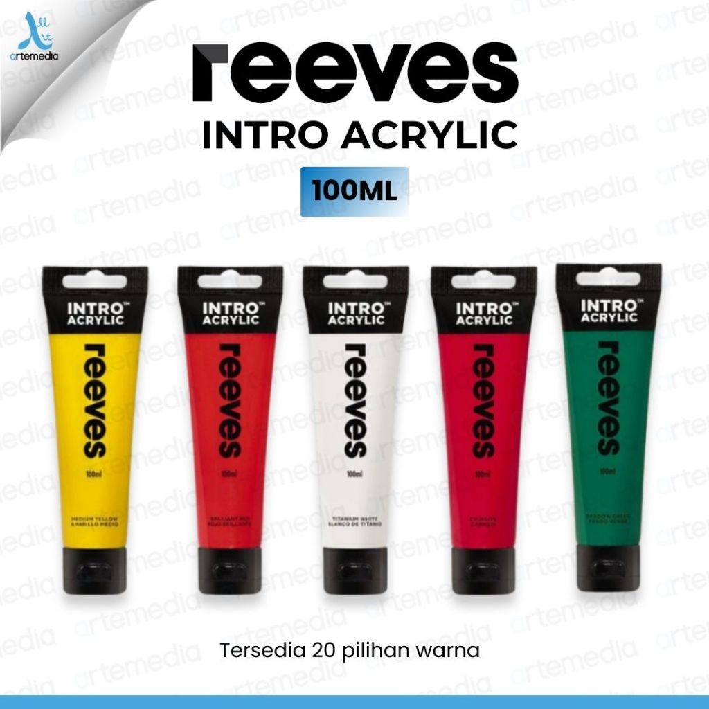 

Reeves Acrylic Intro 100ml Acrylic Paint Color Cat Akrilik WE!!