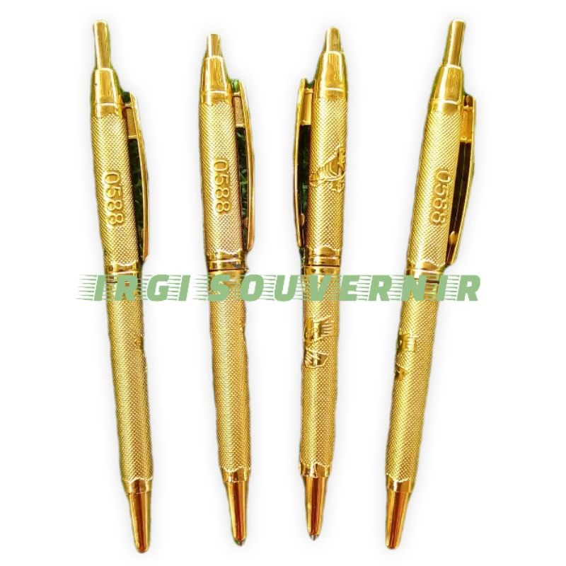 

ISI 50 SOUVENIR PULPEN EMAS KEMASAN PLASTIK WE!!!