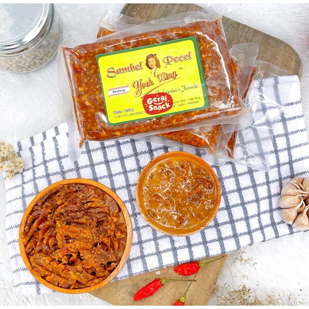 

Sambel Pecel Yoek Ning Bumbu Khas Jawa Timur Porsi Banyak 250 g