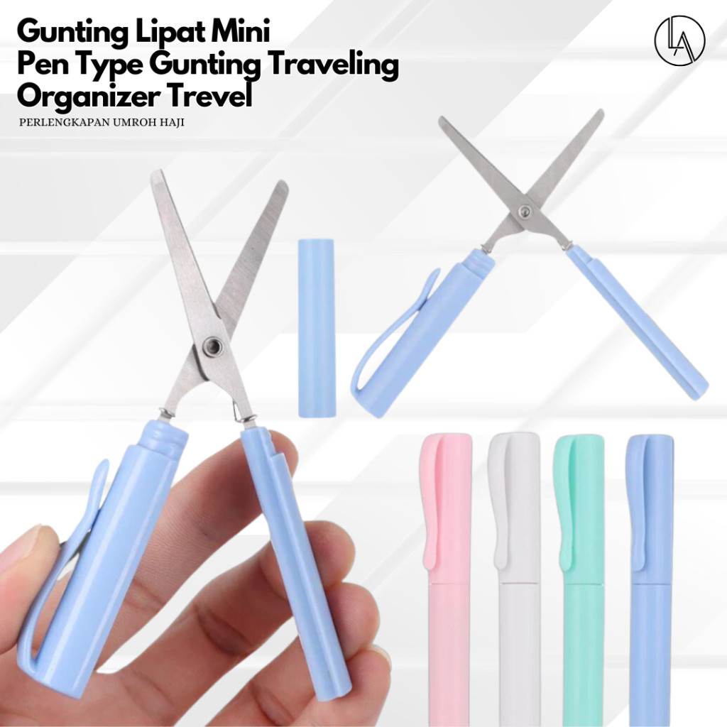 

Lucano - Gunting Lipat Mini Pen Type Gunting Portable Travelling WE!!