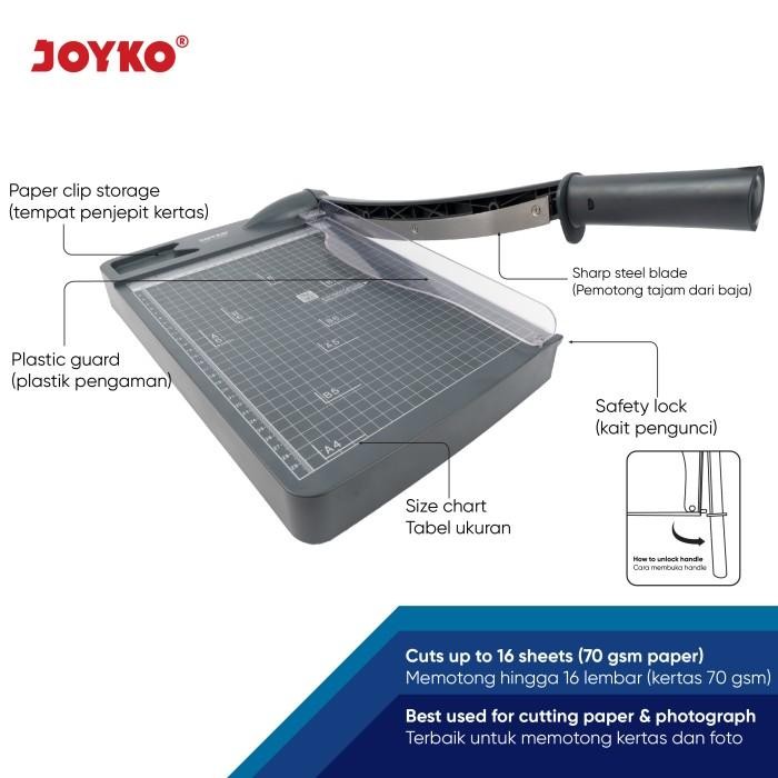 

No Na - Pemotong Kertas Paper Cutter Joyko Ppct-2330 A4