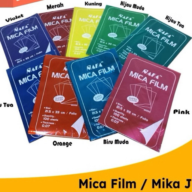 

Jilid Mika Nafa F4 Transparan 100 Pcs WE!!