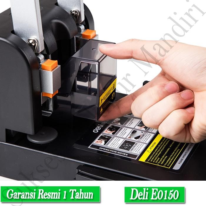 

No Na - Deli Pembolong Kertas Heavy Duty 1 Punch 150Sheets Tekanan Lebih Ringa