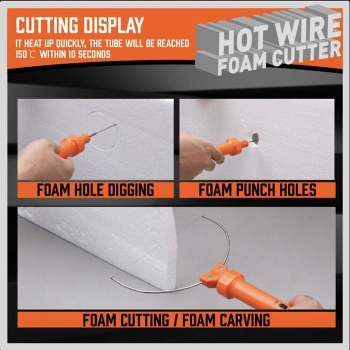 

No Na - Alat Potong Gabus 3 In 1 Styorofoam Cutter Pemotong Gabus